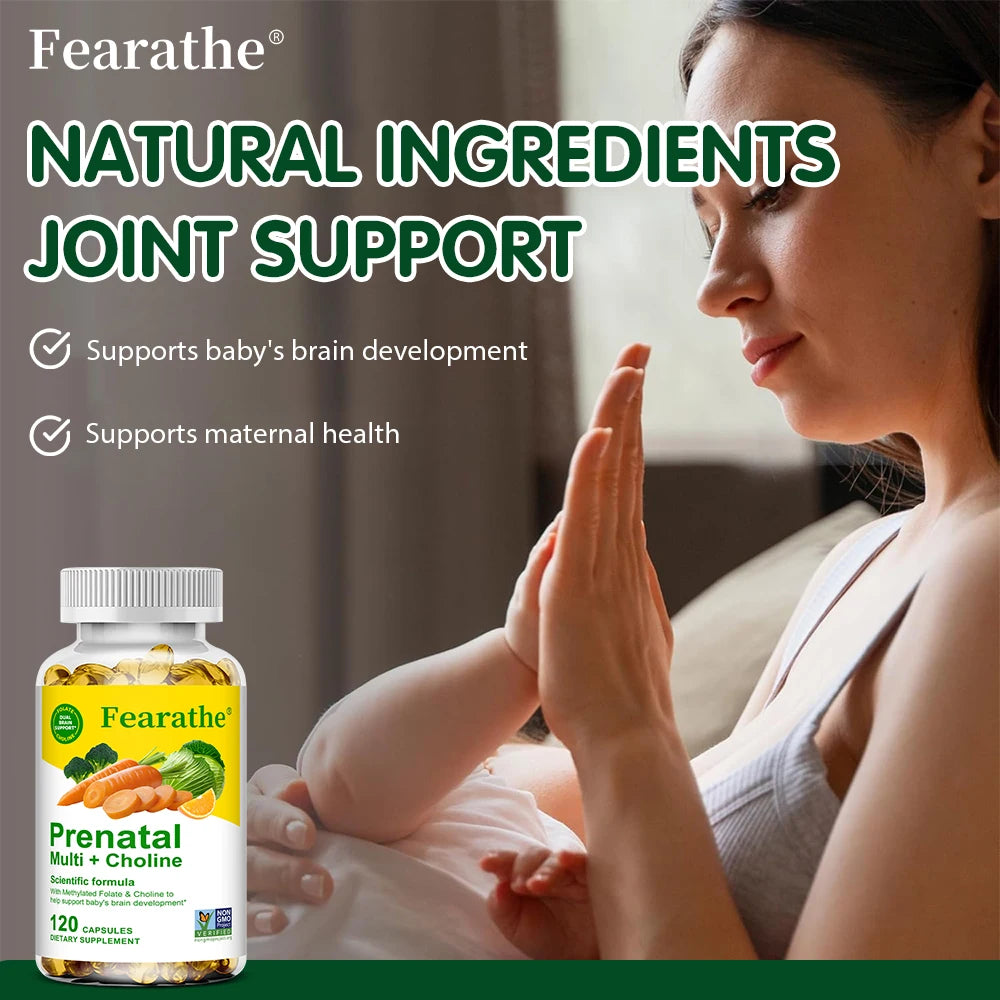 ZENVITALIZE Prenatal Vitamins – Iron, Folate, Choline & Vitamin D Prenatal Multivitamin Qst