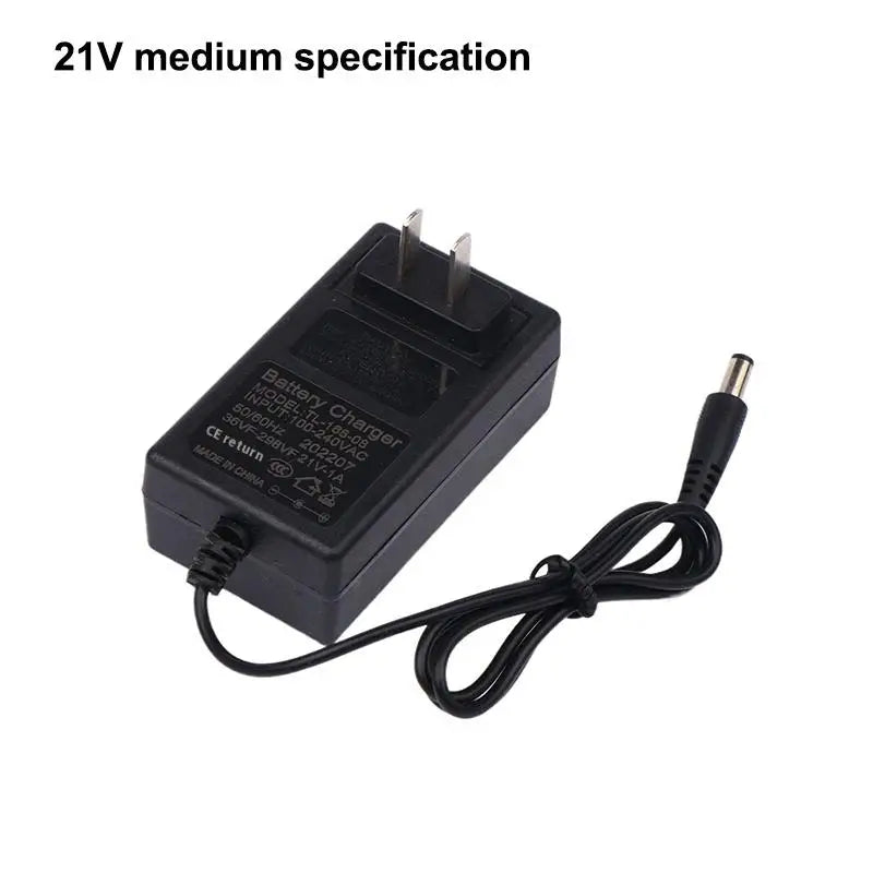 21V Lithium Battery Charger 1A for 18V Electric Drill | Smart Lithium Battery Charger Qme A1