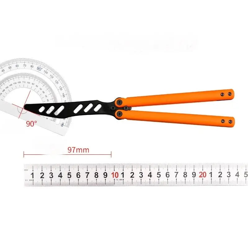 TRSKT Balisong Butterfly Trainer – G10 Handle & Ball Bearing Balisong Trainer Qst