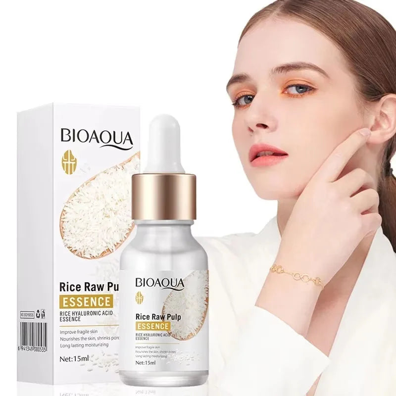 Rice Pulp & Hyaluronic Acid Face Serum – Hydrating Essence Face Serum Qst