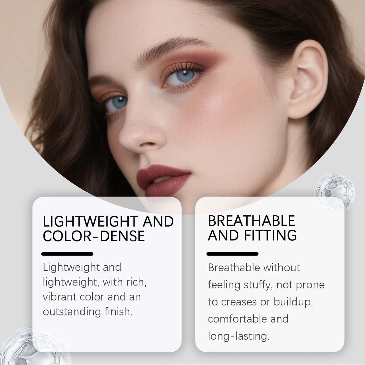 9-Color Waterproof Eyeshadow Palette – Long-Lasting Eye Makeup Eyeshadow Palette Qst
