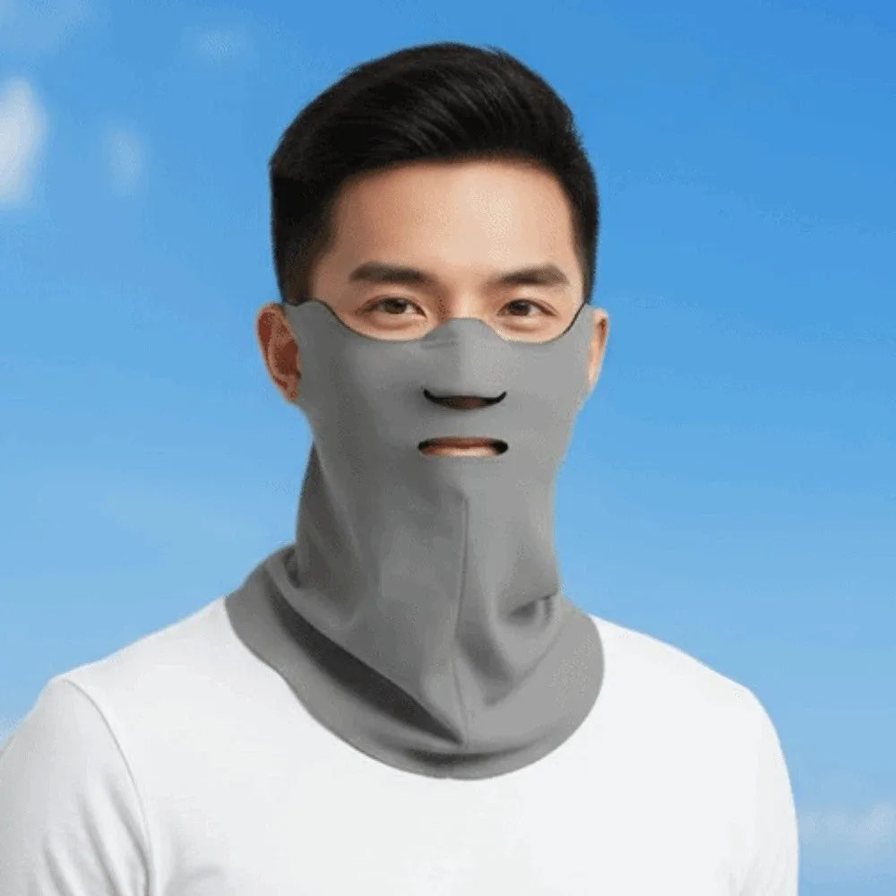 Cycling Face & Neck Sun Mask – Lightweight Breathable Cover Cycling Sun Mask Qme