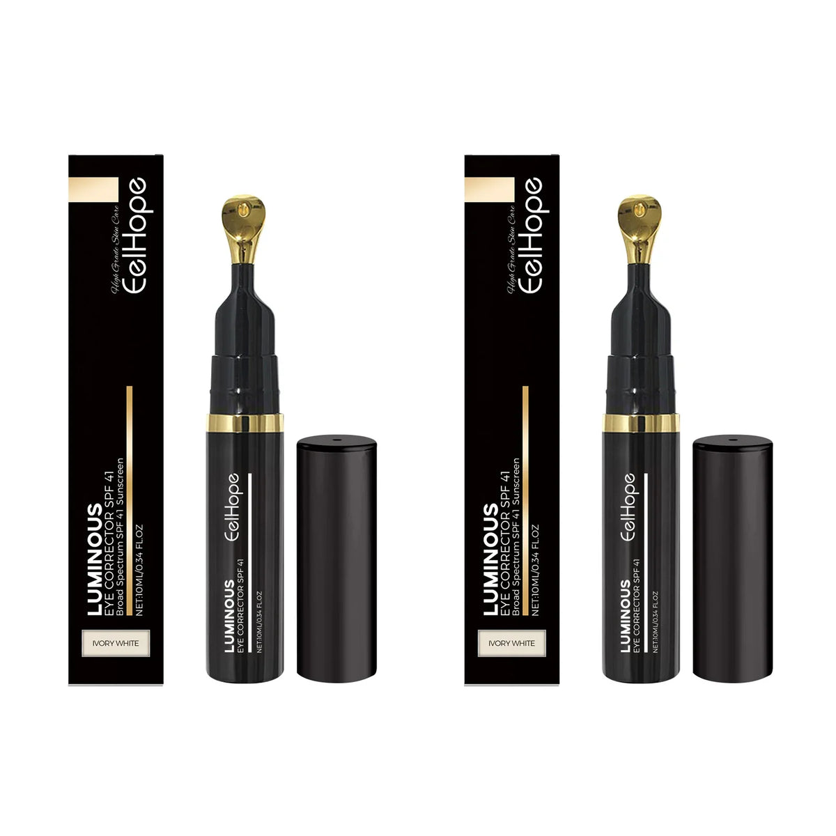 Qme Concealer Stick – Under Eye & Blemish Coverage, 4 Shades Concealer Stick Qme 2PCS X Ivory White