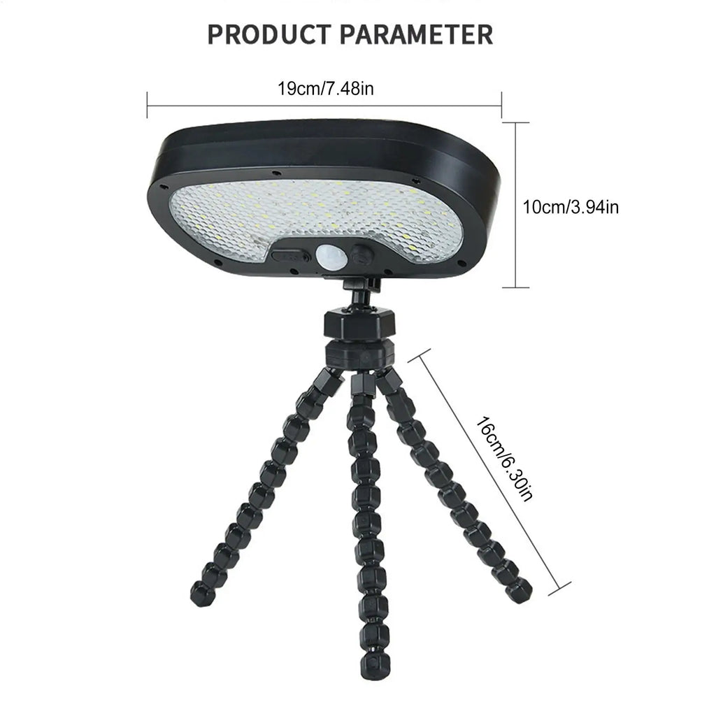 Solar Motion Sensor Outdoor Waterproof Fence Light – Flexible Solar Security Light Qme