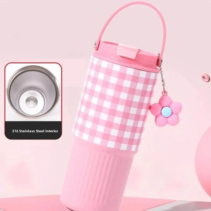WHPHous 750ML Insulated Thermos Tumbler | 316 Stainless Steel Insulated Thermos Tumbler Qst