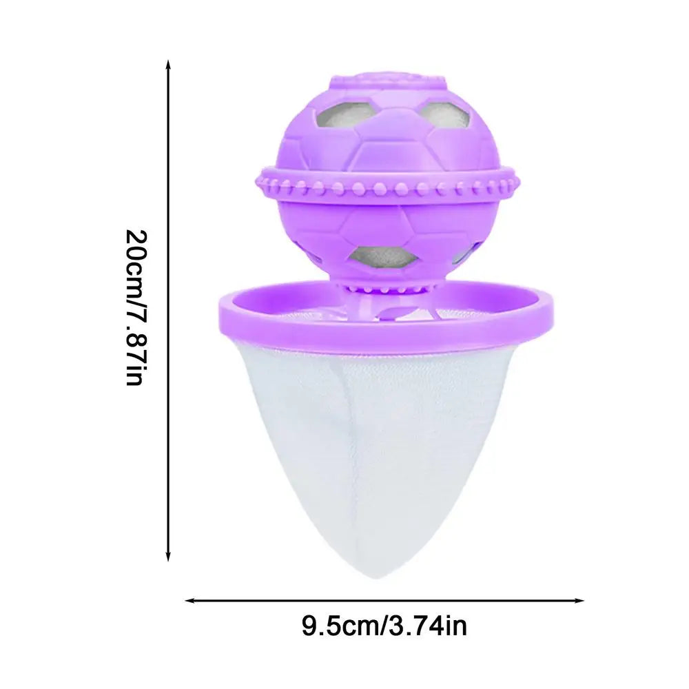 Reusable Pet Hair Remover Ball for Laundry – Filter Sponge Laundry Pet Hair Remover Qst Purple