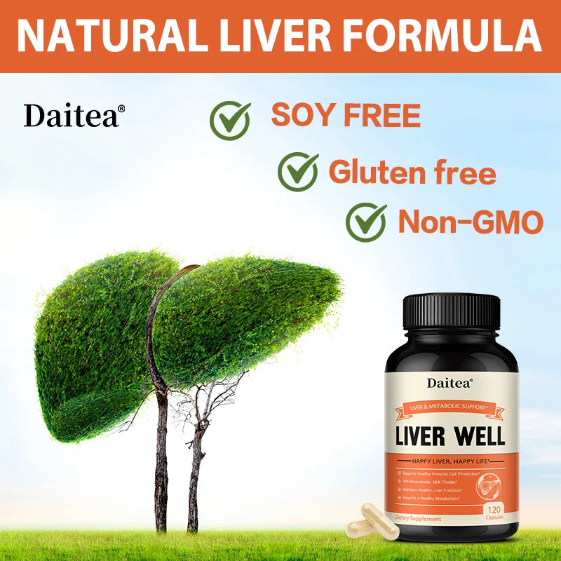 VITALXTRA Milk Thistle Capsules – Liver, Gut & Skin Support Herbal Supplement Qst