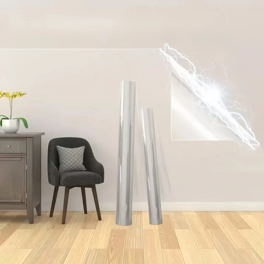 Clear Electrostatic Wall Protective Film – No-Adhesive Static Cling Wall Protective Film Qme