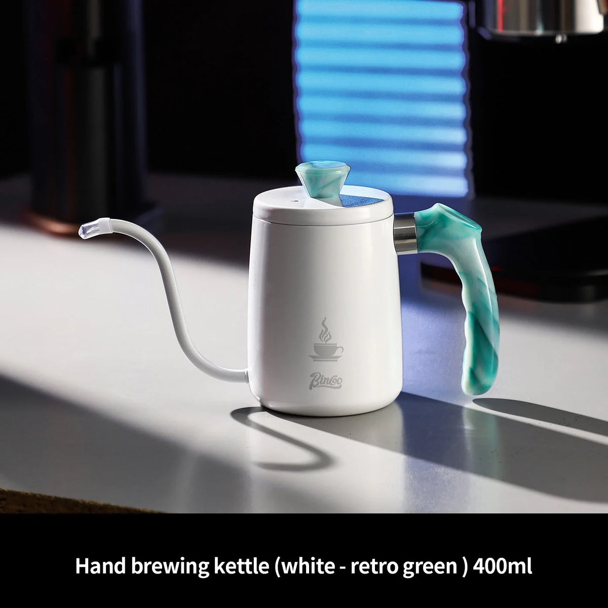 Bincoo Pour Over Coffee Kettle 304 Stainless Steel 400/600ml Pour Over Kettle Qst green 400ml