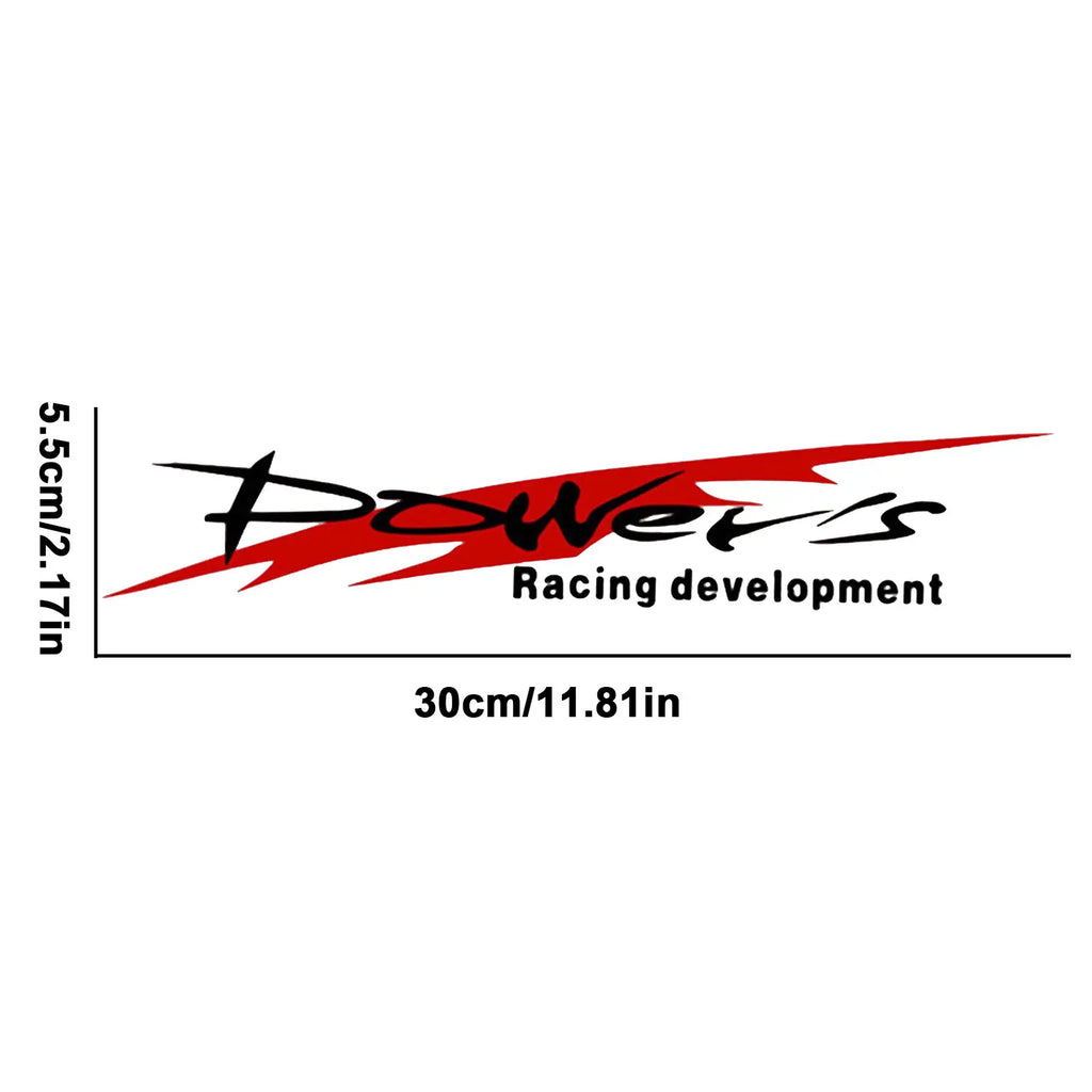 Reflective Racing Car Decal Sticker – Waterproof Sport Design Car Decal Sticker Qst