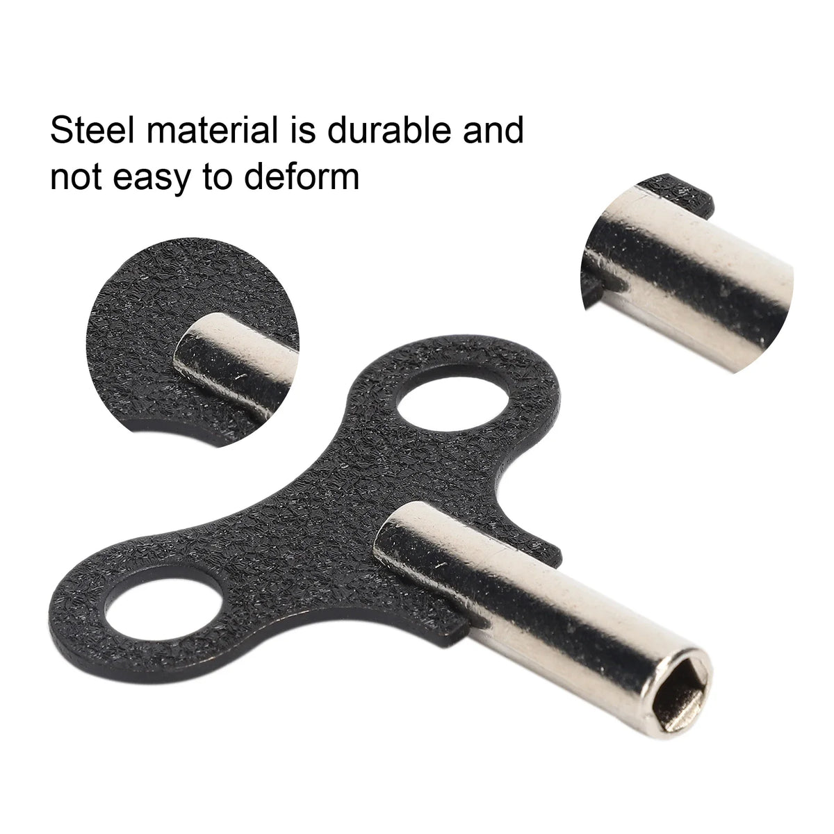 Steel Clock Winding Key for Mechanical Wall & Desk Clocks Clock Repair Tool Qme