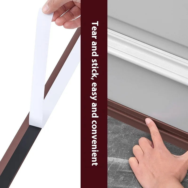 PVC Door Bottom Sealing Strip Waterproof 93cm | Draft Stopper Door Weather Strip Qme