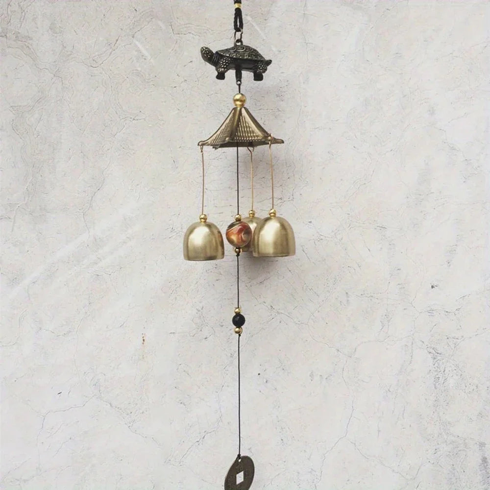 Turtle Wind Chime Pendant – Outdoor & Garden Metal Decor Decorative Wind Chime Qme wind chime