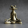 Zen Frog Incense Holder | Solid Bronze Copper Figurine Ornament Incense Holder Figurine Qme Default Title