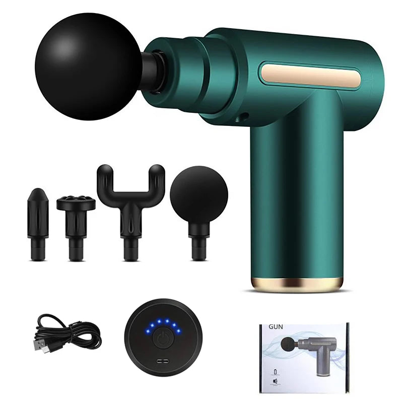 Windaily Mini Fascia Gun – Portable Percussion Massager Percussion Massager Qst Green