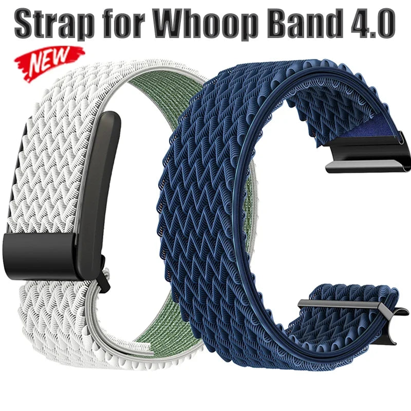 Nylon Fitness Band for Whoop 4.0 – Soft Adjustable Strap Fitness Tracker Band Qme