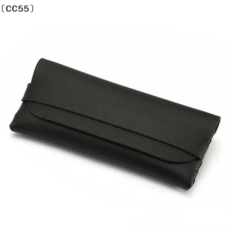 PU Leather Soft Glasses Case – Unisex Eyewear Travel Bag Eyeglass Case Qst