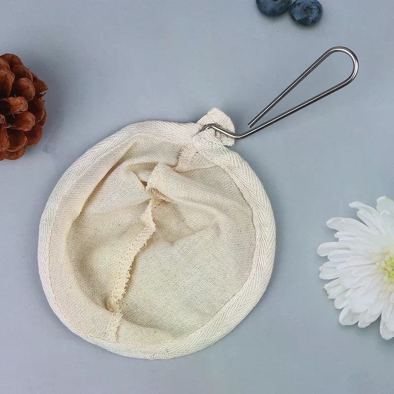 Reusable Coffee Cloth Strainer & Tea Filter Mesh Basket Coffee Tea Filter Qme