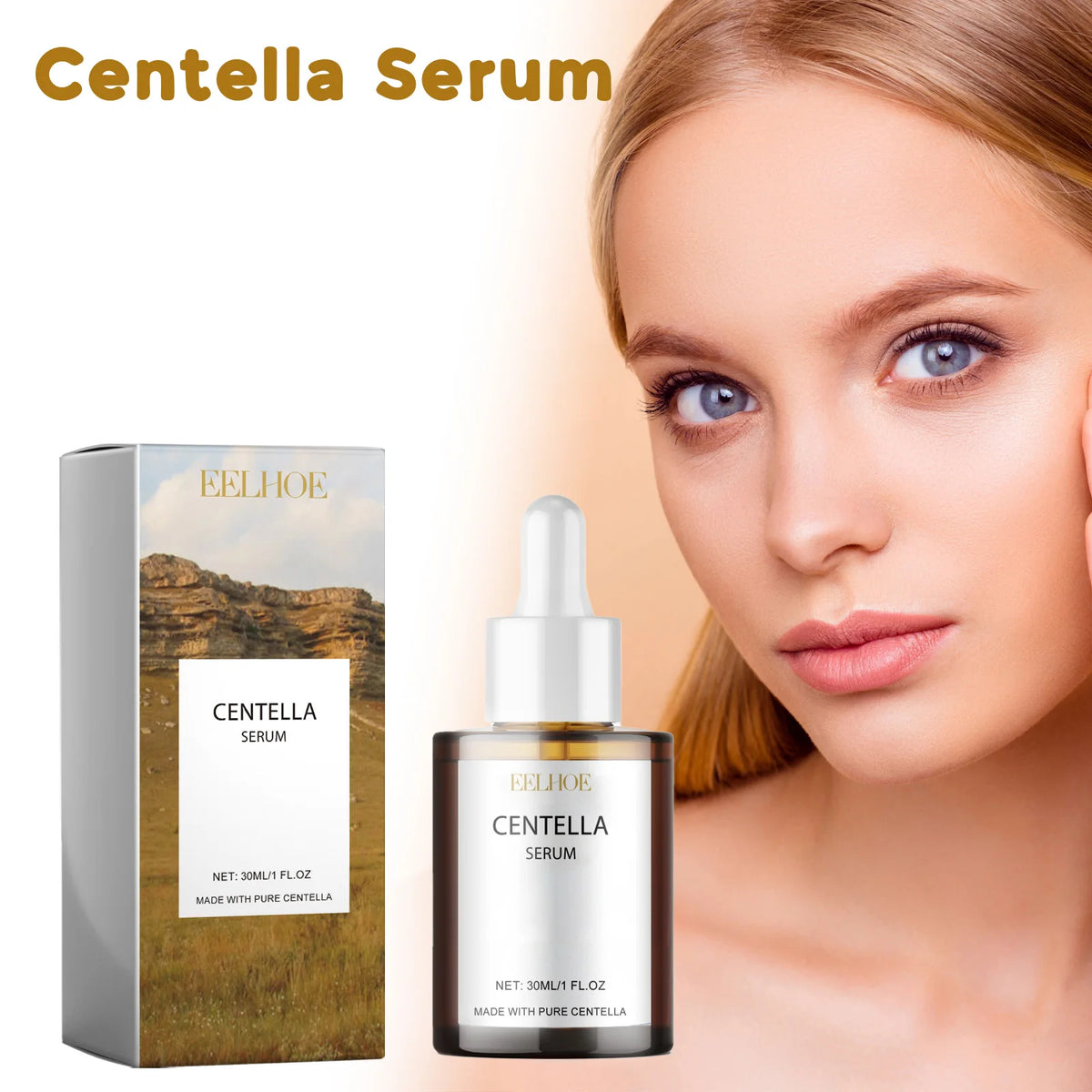 Eelhoe Centella Asiatica Skincare Set – Cleanse, Hydrate & Brighten Skincare Set Qst