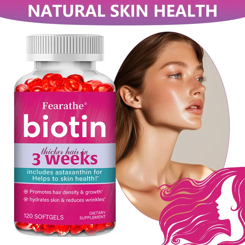 Biotin Capsules with Astaxanthin, MSM & Grape Seed | Beauty Beauty Supplement Capsules Qst