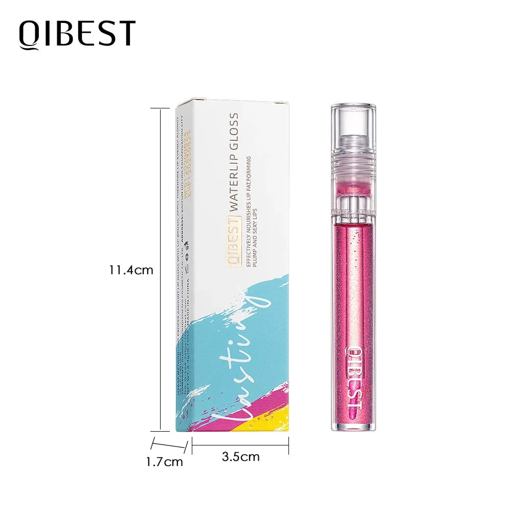 QIBEST Moisturizing Plumping Lip Gloss Tint – Natural & Nutritious Plumping Lip Gloss Qme