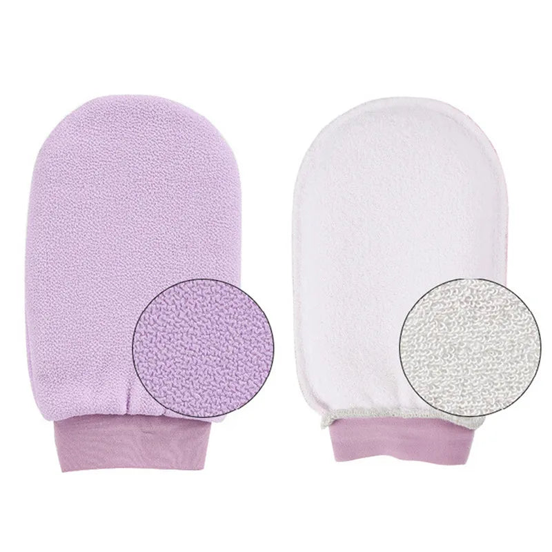Exfoliating Bath Scrub Mitt – Spa Body Scrubber Glove Body Scrub Mitt Qst