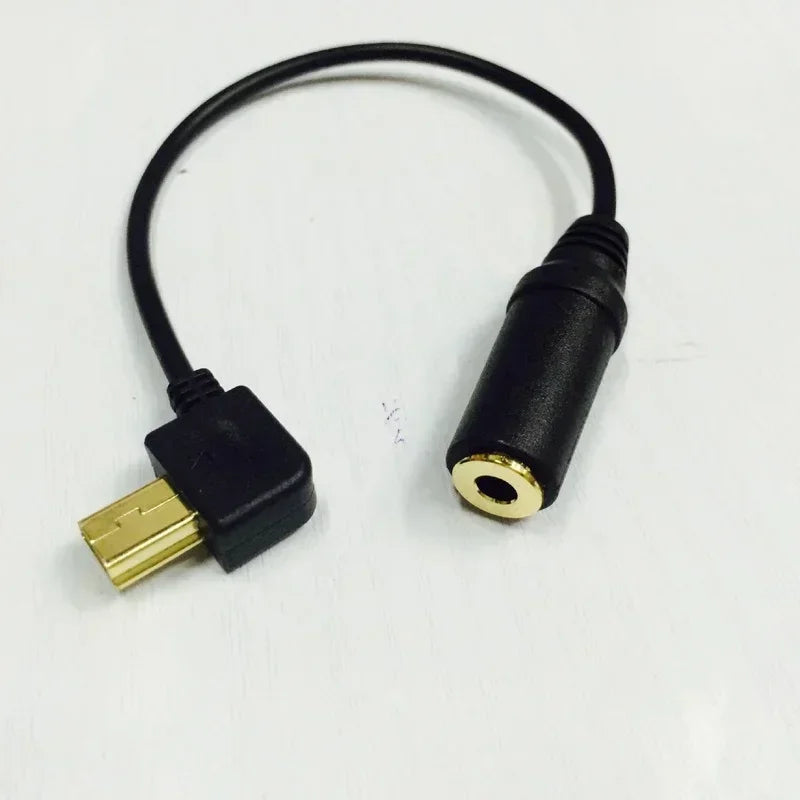 3.5mm Jack to Mini USB Audio Adapter for Sports Cameras Audio Cable Adapter Qme