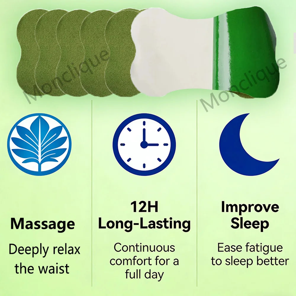 Wormwood Lumbar Patch – Breathable Warming Back Care Patch Herbal Warming Patch Qst