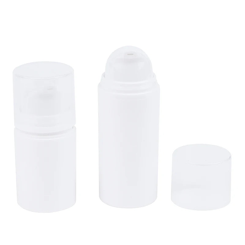 Airless Pump Travel Bottles – Refillable Vacuum Lotion 15/30/50ml Cosmetic Travel Bottles Qst