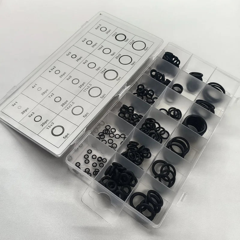 Nitrile Rubber O-Ring Kit – Multi-Size High-Pressure Seal Set O-Ring Seal Kit Qst