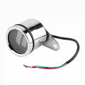 2-in-1 Motorcycle LED Digital Tachometer & Voltmeter Gauge Motorcycle Gauge Qst Silver