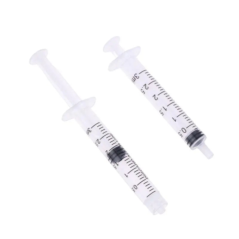 Luer Lock Syringes for Pets & Farm Animals – 2.5ml 20 Pack Pet Dosing Syringes Qme