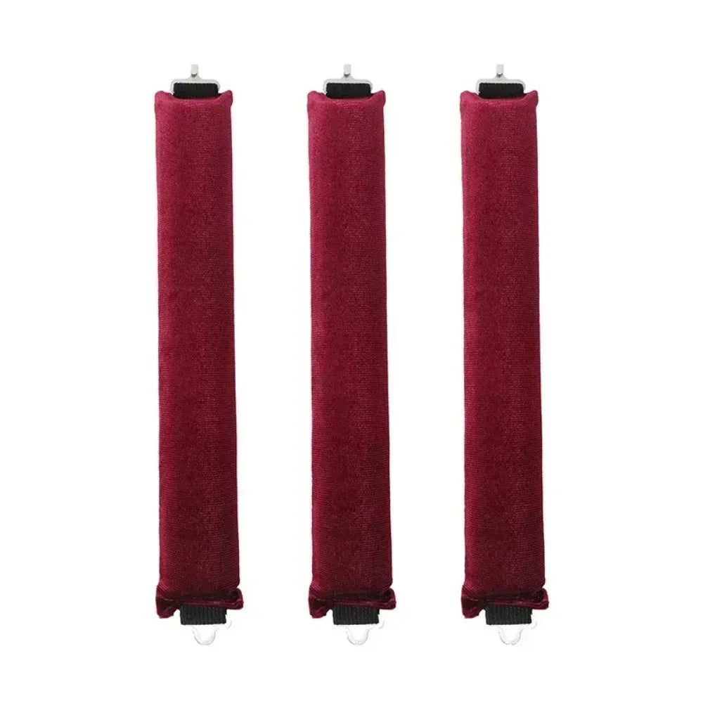 Heatless Hair Curler Headband – No Heat Foam Curling Rod Heatless Hair Curler Qme 3pcs Red