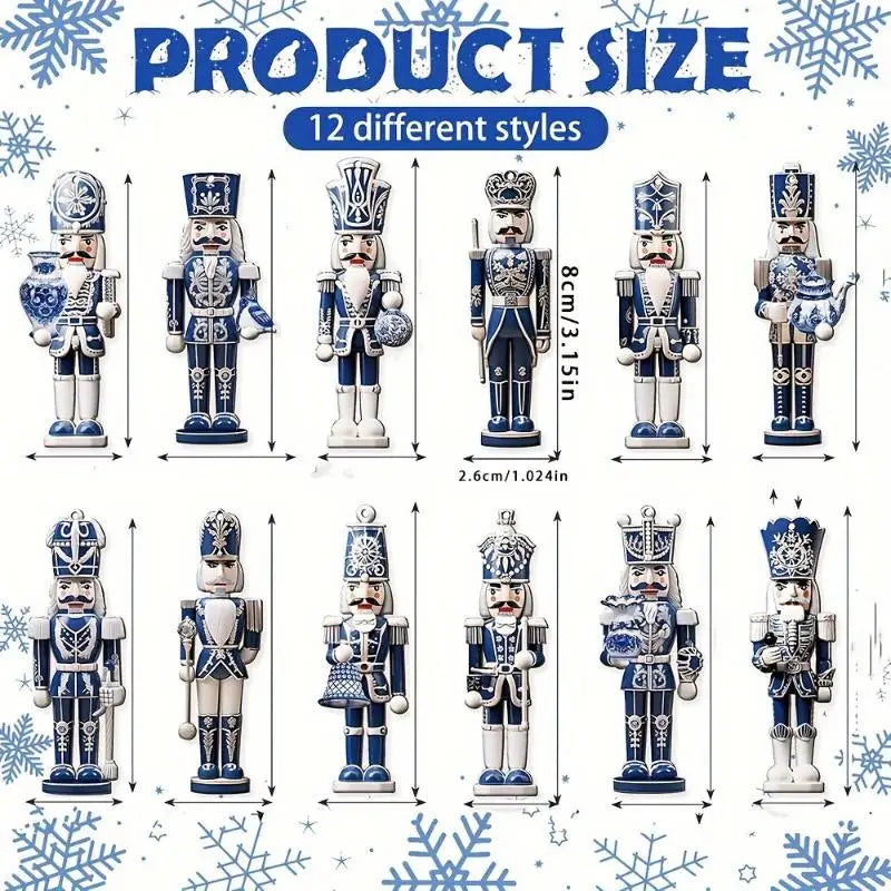 Wooden Nutcracker Christmas Ornaments – Festive Holiday Decor Christmas Ornament Qme A