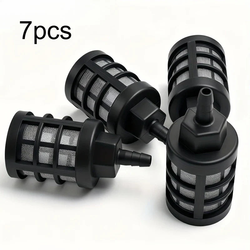 Double Stainless Steel Garden Hose Filter | Spray & Car Wash Garden Hose Filter Qme 7pcs