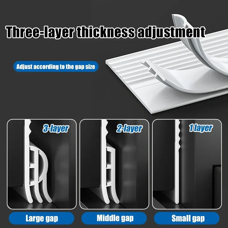 TPE Triple Window Door Seal Strip – Windproof & Dustproof 2M/4M Window Door Weatherstrip Qme