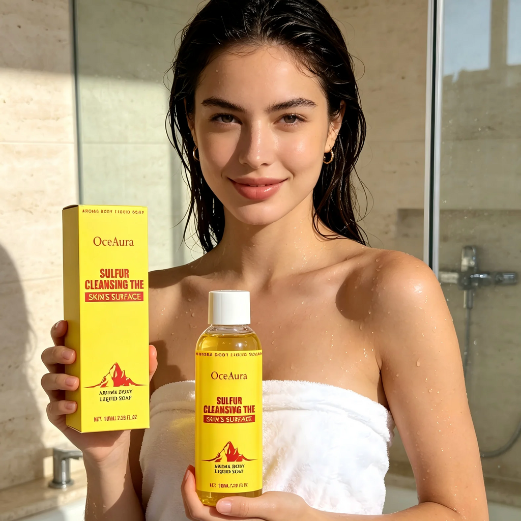 OceAura Sulfur Body Wash – Oil Control & Smooth Skin Sulfur Body Wash Qst