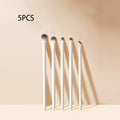 5-8 Pc Natural Eye Makeup Brush Set – Soft Eyeshadow Detail Eye Makeup Brush Set Qme 5PCS China Mainland