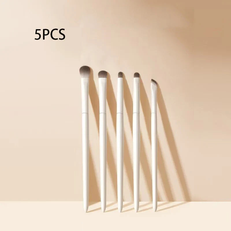 5-8 Pc Natural Eye Makeup Brush Set – Soft Eyeshadow Detail Eye Makeup Brush Set Qme 5PCS China Mainland