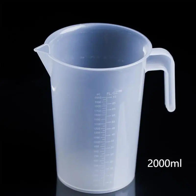 Graduated Plastic Beaker – Chemical-Resistant Measuring Cylinder Measuring Beaker Qme B3