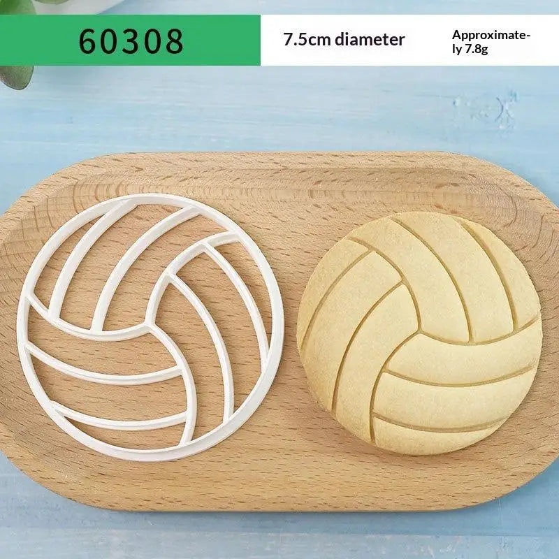 Sports Cookie Cutters Football Rugby Basketball Shapes Cookie Cutter Set Qme H