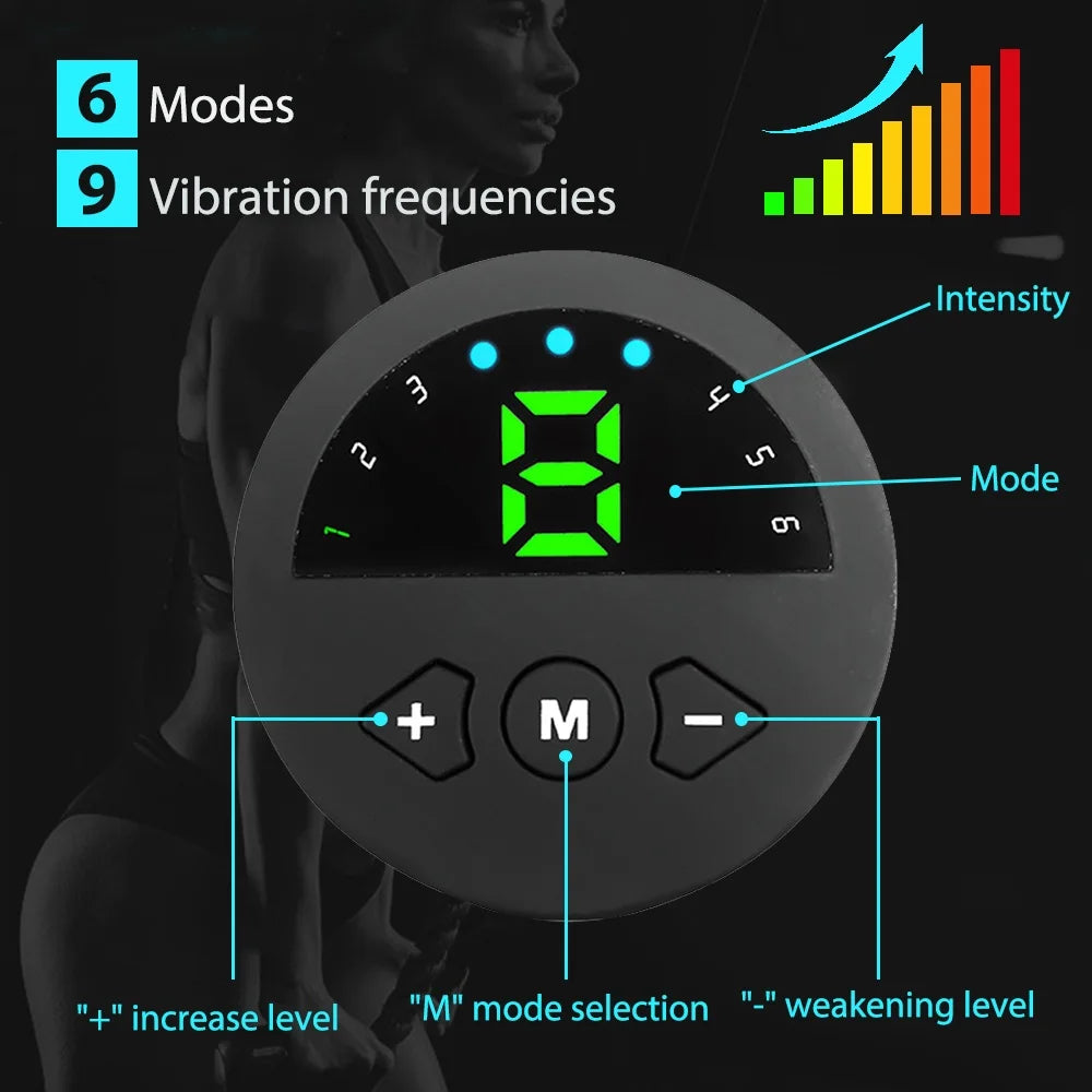EMS Abdominal Toning Belt – 6 Modes USB Rechargeable | Jitesy EMS Fitness Belt Qst