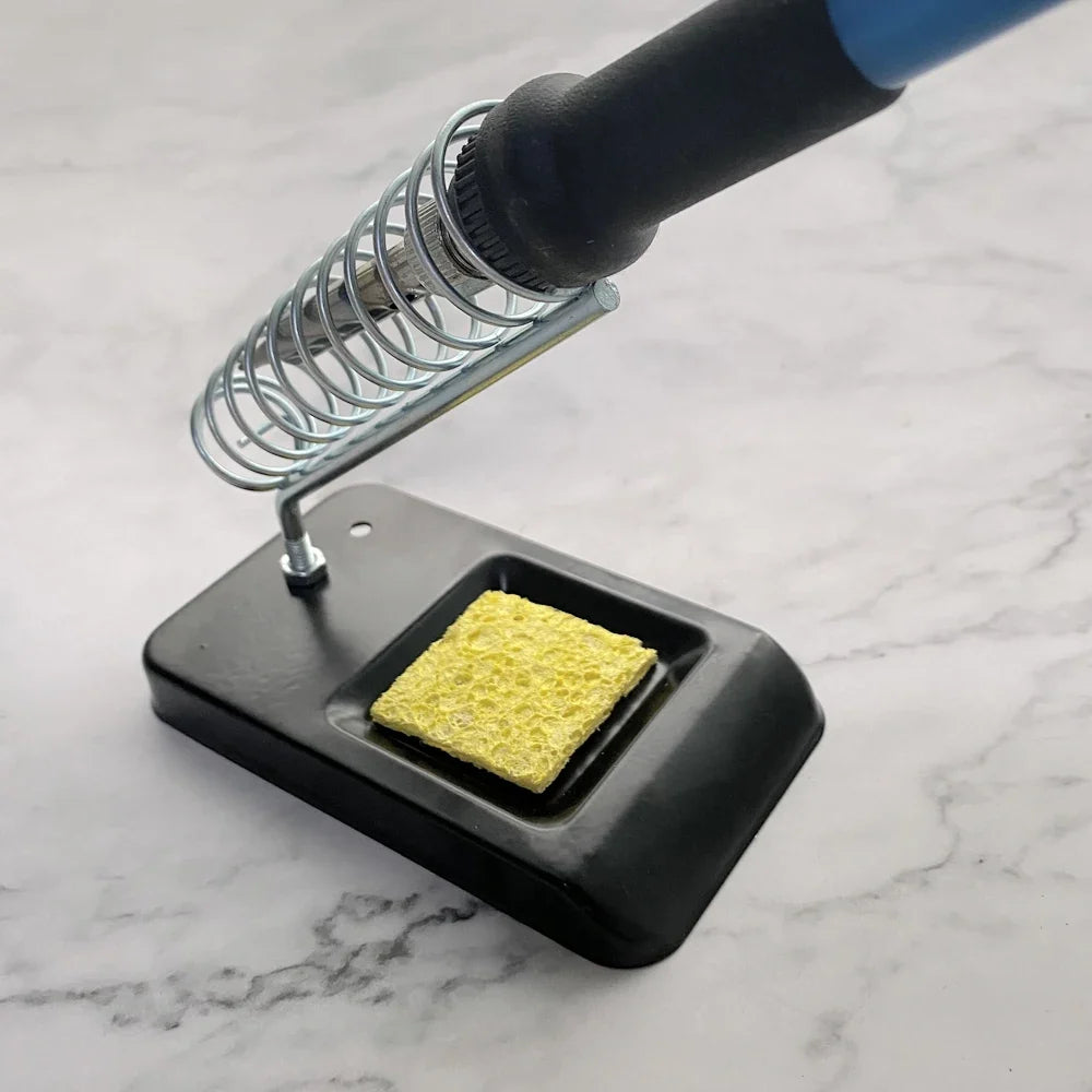Portable Soldering Iron Stand Holder with Cleaning Sponge Soldering Iron Stand Qme