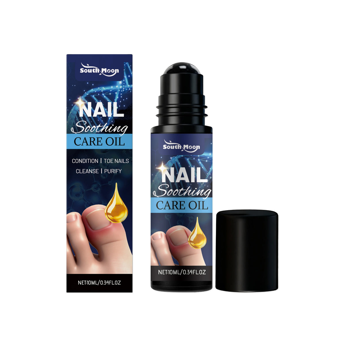 South Moon Nail Care Essence Oil – Nourishing & Moisturizing Nail Treatment Oil Qst 10ml boxed