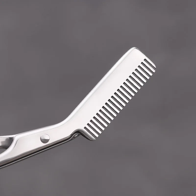Stainless Steel Eyebrow Trimmer Scissors – Precision Grooming Grooming Scissors Qme