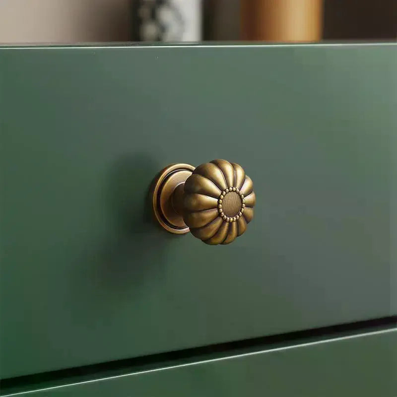French Vintage Brass Cabinet Handles – Drawer & Wardrobe Pulls Cabinet Hardware Pulls Qme