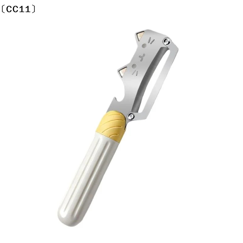 2-in-1 Vegetable Peeler & Bottle Opener | Stainless Steel Blade Vegetable Peeler Qme