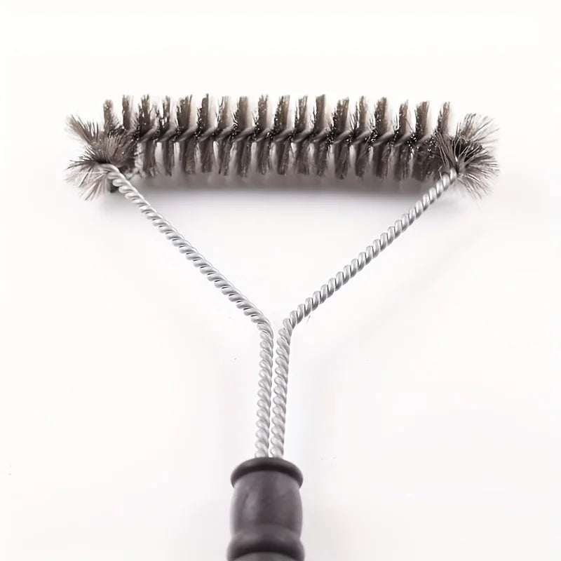 Stainless Steel Wire BBQ Mesh Brush | Grill Cleaning Tool BBQ Grill Brush Qme