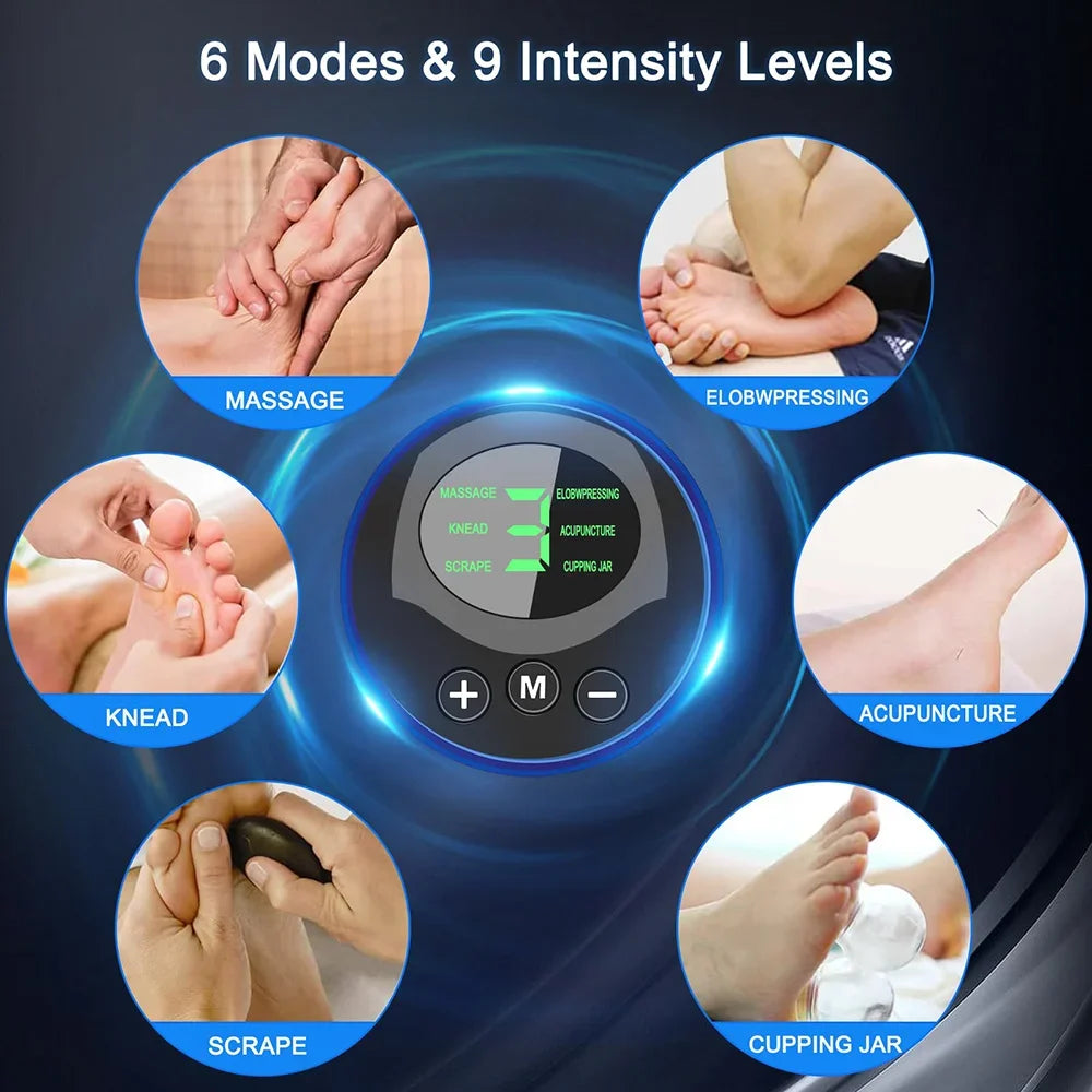EMS Electric Foot Massager Pad – 8 Modes & 19 Levels EMS Foot Massager Qst