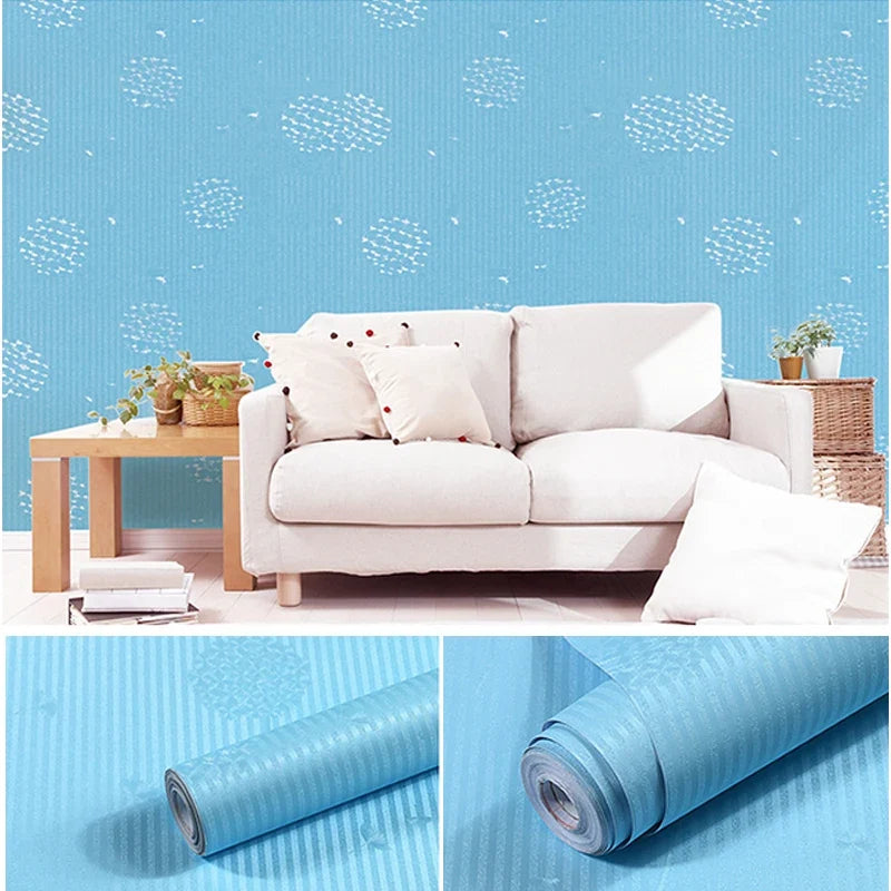 3D Vinyl Self-Adhesive Wallpaper Roll | 15 Colors Contact Paper Self-Adhesive Wallpaper Qme